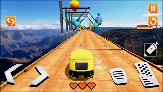 Impossible rickshaw stunt - Rickshaw Stunt Driving Games (Early Access) Android Gameplay screenshot 1