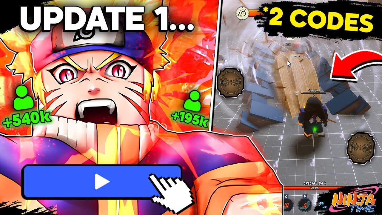 2 CODES] UPDATE 1 FINALMENTE VAI LANÇAR!! CLAN WOOD! - NINJA TIME