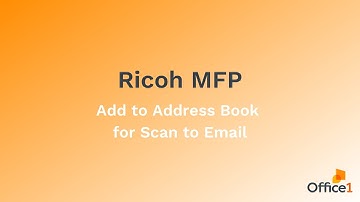 Office1 Ricoh Adding to Address Book
