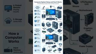 Computer Basics Parts 🌺🌺 #computer #ict #lab #viral #ytshorts #computerscience #viralreels