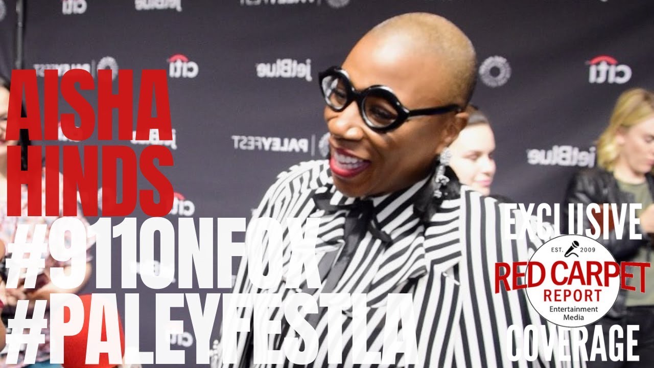 Aisha Hinds interviewed from FOX’s 9-1-1 at PaleyFest 2019 