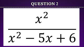 PARTIAL FRACTION WITH IMPROPER FRACTION