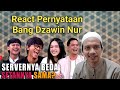 React Dzawin Nur Di Acara TalkPod  bareng surya insomnia dan eca aura.