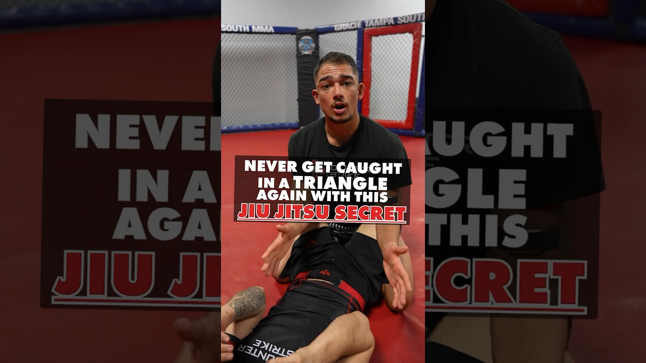 NEVER get caught in a jiu jitsu TRIANGLE again! 