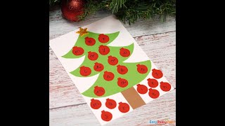 Christmas Tree Letter Matching Activity