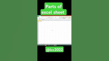 parts of Excel sheet #excel #excelworld #excelacademy #exceltech #shortsfeed #shorts #viralvideo