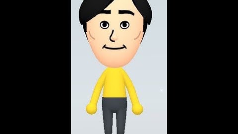 Nintendo CPU Wii/Switch Mii Character: Takumi Mii