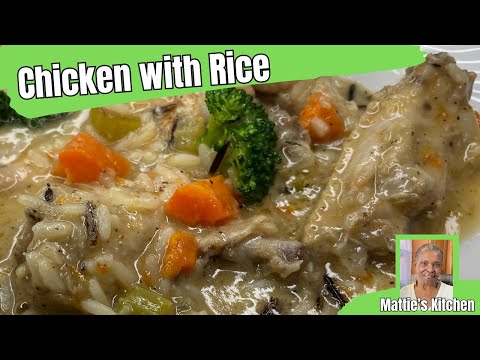 Homemade Chicken with Wild Rice / Chicken Soup Recipe / Mattie's Kitchen