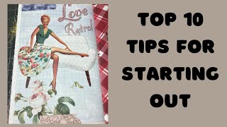 10 Things I Wish I Knew When Starting in Junk Journaling | Junk Journal Ideas