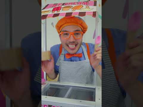 Blippi The Ice Cream Maker! | #shorts #blippi