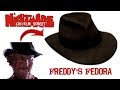 Shaping fedora hat  part 1 freddy krueger hat style clean  a nightmare on elm street