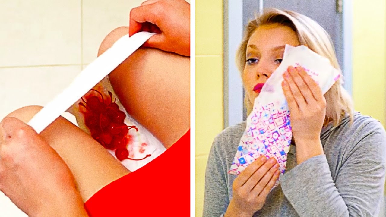 24 PANTY LINER AND PERIOD HACKS