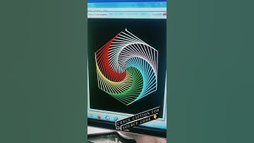 Amazing Hexagon design using python👩‍💻