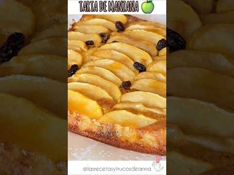 🍎¡ con 4 MANZANAS y en 5 MINUTOS! La tarta con más 🍏manzana y menos masa, deliciosa🍏