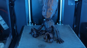 Timelapse (3D Extruding presents Baby Groot)