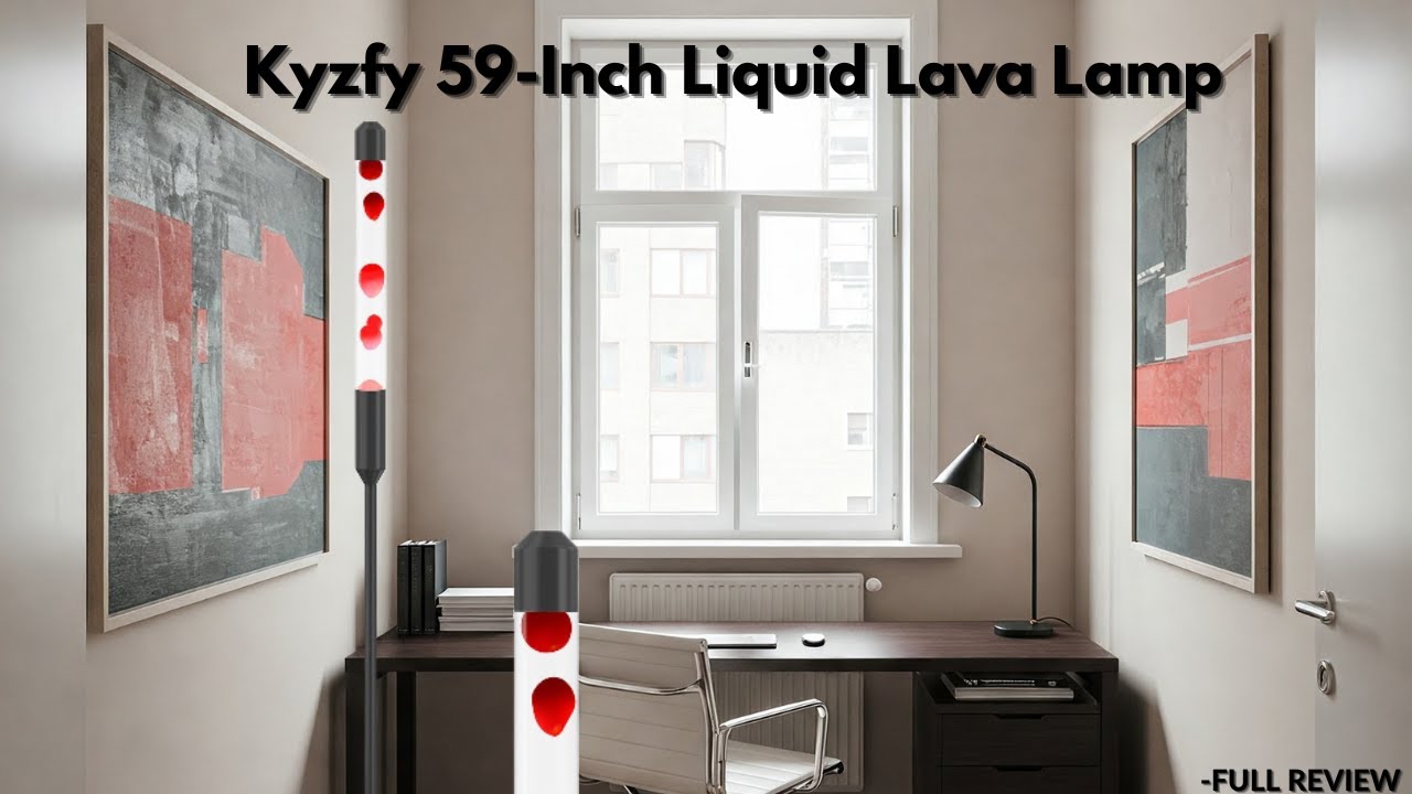 Giant 59-Inch Liquid Motion Lamp! Relaxing Magma Lamp Review & Demo
