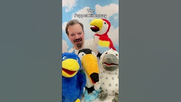 Puppet of the Day - Parrot puppet made by Just Qunseen - The Puppet Hideaway with Eric Thomsen