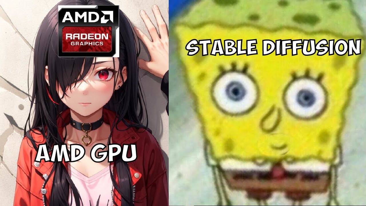 CARA INSTAL STABLE DIFFUSION DI PC LAPTOP (KHUSUS GPU AMD) - YouTube