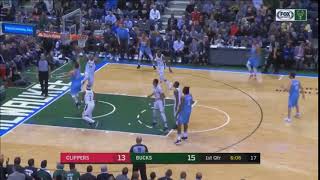 Giannis destroys Rivers’ layup attempt