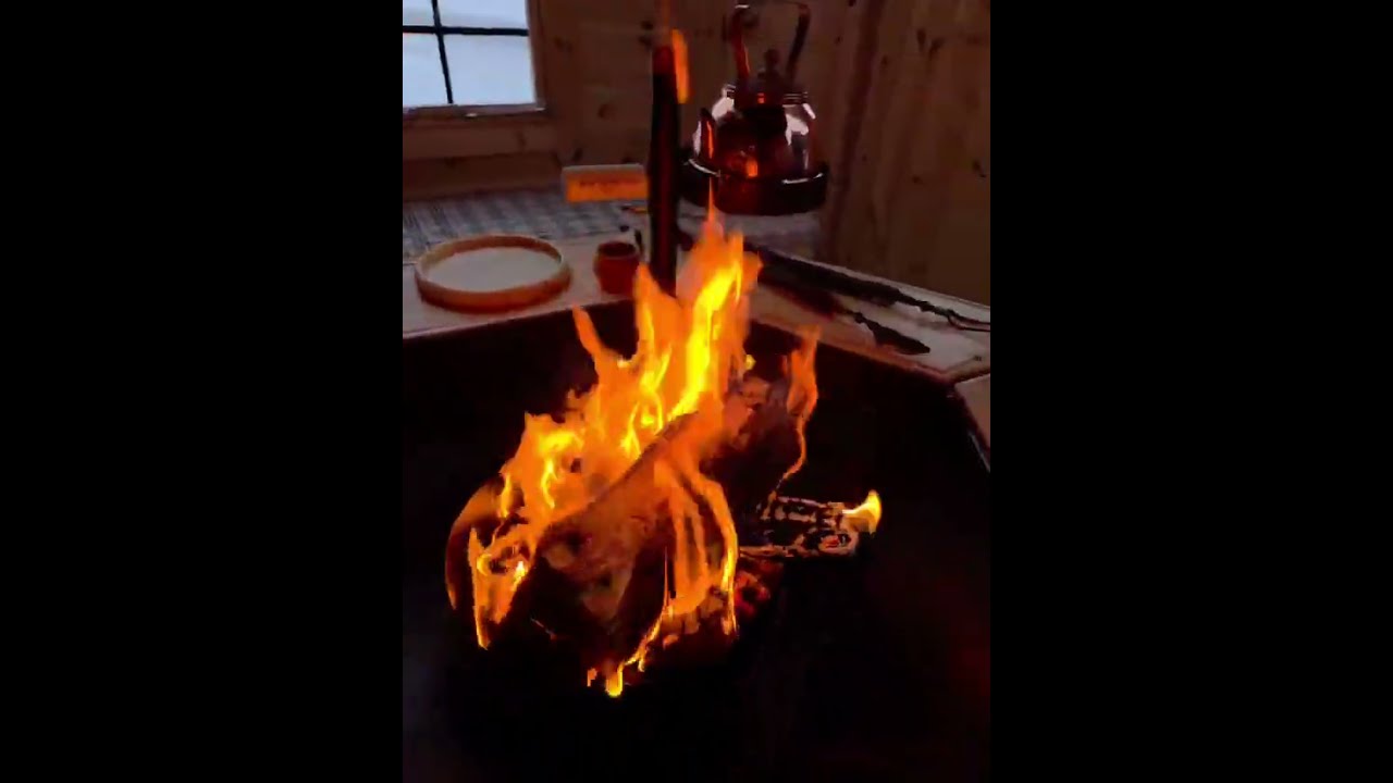 Experience the Warmth and Emotion of Real Fire #relax #camping