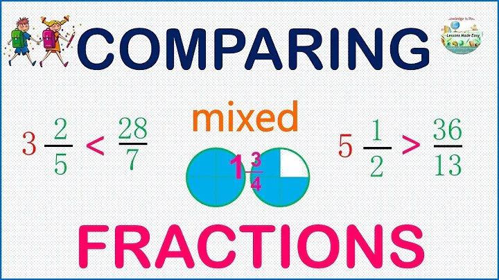 COMPARING MIXED FRACTIONS - The fastest way to compare mixed fractions with improper fractions.