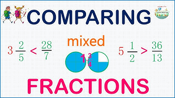 COMPARING MIXED FRACTIONS - The fastest way to compare mixed fractions with improper fractions.