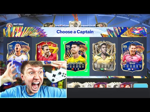 96 TOTS RONALDO IN A 127 FUT DRAFT!! - (EA FC 24)