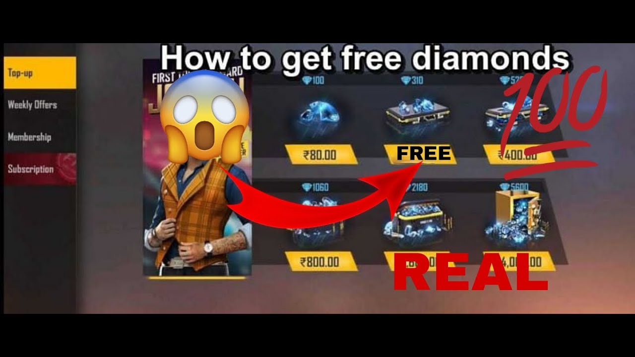 Free Fire 500 diamonds giveaway Redeem coad - YouTube