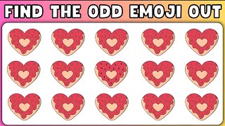 FIND THE ODD EMOJI OUT in this Emoji Quiz!| Odd One Out Puzzle | Find The Odd EmojiQuizzes