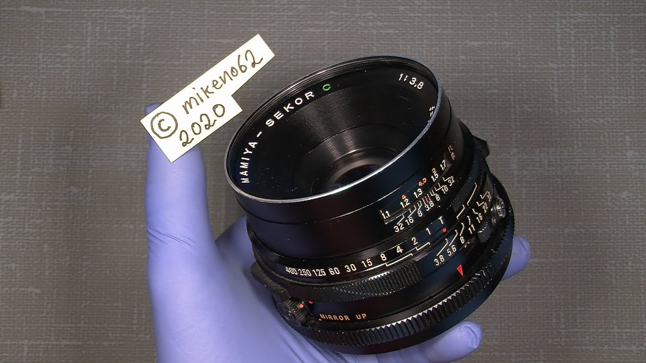 Working with Mamiya-Sekor C f=127mm 1:3.8 for Mamiya RB how to assemble