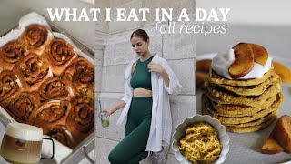 WHAT I EAT IN A DAY // fall recipes // vegan