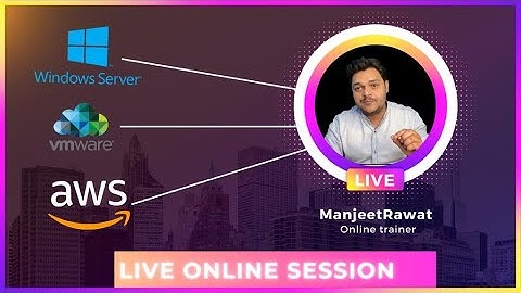 Join Online live class for Microsoft Azure , AWS , VMware vSphere Virtualization ! Join Now.