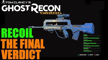 How to Lower Recoil in GHOST RECON WILDLANDS - Do Weapon Accuracy or Handling Stats Play a Part?