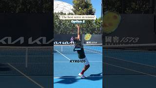 The BEST serve: Isner, Kyrgios or Cressy? 🔝🎾 #Tennis #Isner #Kyrgios