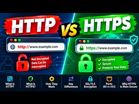 HTTP vs HTTPS: What’s the Difference? | Security, SSL & How They Work