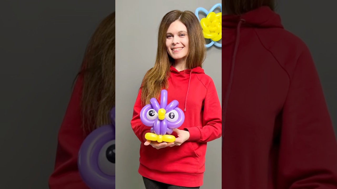 Owl of twisting balloons. Simple tutorial 