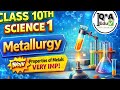 Class 10th science 1 📚 Metallurgy 🔗#10th #10thscience #10thclass #science #ytvideos #class10 #study