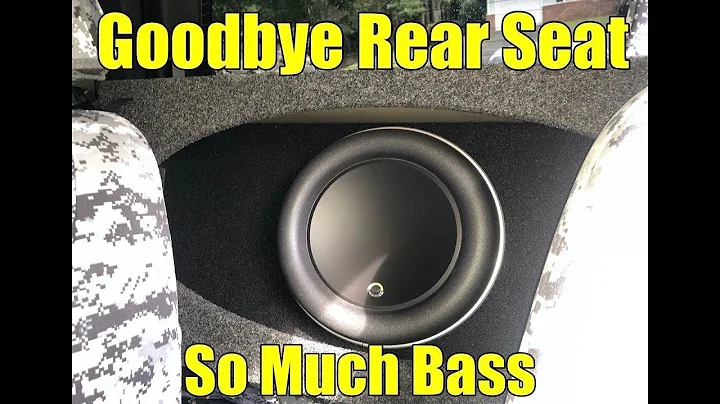 JL Audio 12" W7 -- Install