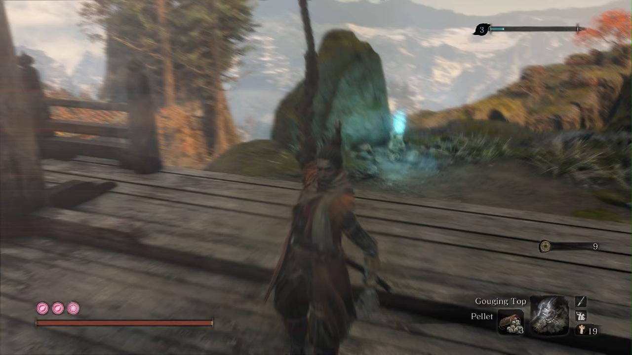 Sekiro Shadows Die Twice Farm Divine Confetti after Guardian Ape