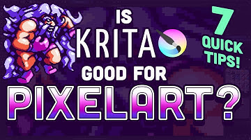 Is Krita (Free) Good for Making Pixel Art? | 7 Quick Tips & Monster Time-lapse