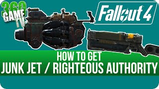 Fallout 4 - Junk Jet \/ Righteous Authority - How to get both (Unique \/ Best Weapons Locations Guide)