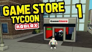 BUILDING MY OWN GAME STORE - ROBLOX GAME STORE TYCOON #1