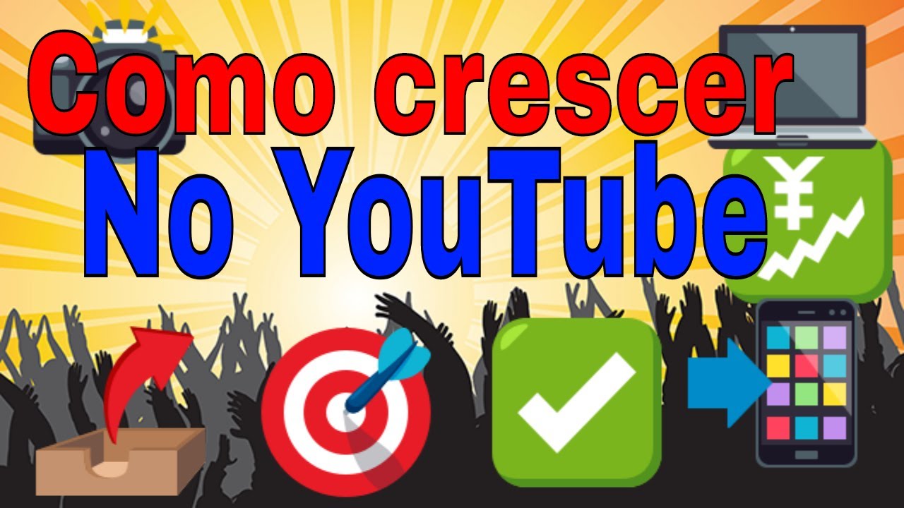 Aprenda como crescer no YouTube. mentos