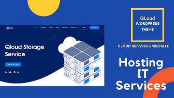 Cloud Hosting and IT Services Website | Cloud Computing Theme | Qloud WordPress Theme