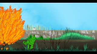 Elemens: Many 2D layers using parallax and colliders 🌄🌄🌄