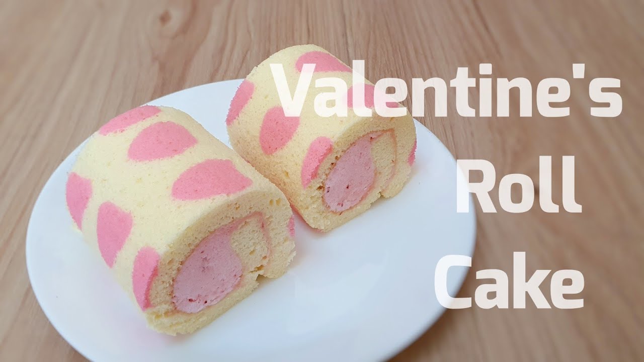 วาเลนไทน์ โรลเค้ก | Valentine's Roll Cake