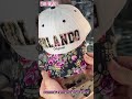3D Patchwork Letters + Black Floral Brim | Full Customization & On-Time Delivery#customcaps #cap