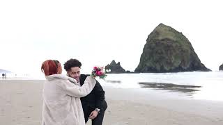 Cannon beach elopement