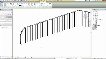 Bài 3.2 Hướng dẫn làm lan can (railing) trong Revit 2016