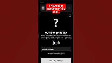 Dropee Question of the day Code Today 4November | Dropped Question of the day Code Today
